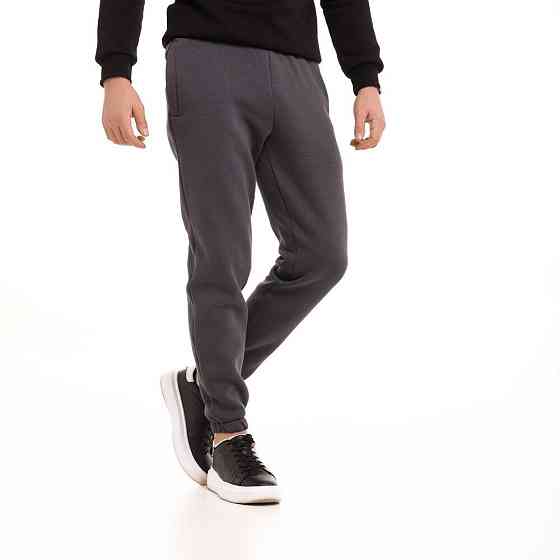 Чоловічі штани джогери з кишенями темно-сірі Pobedov 007 ЗИМА Київ