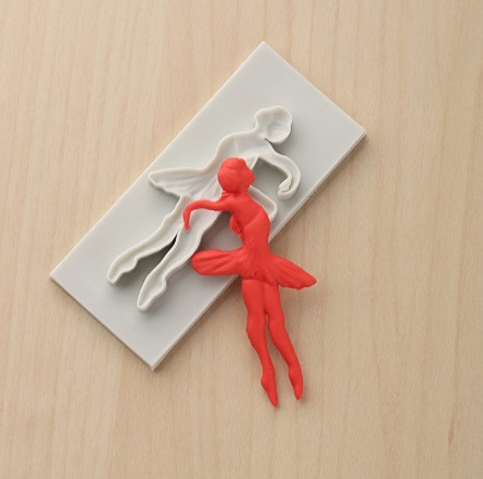 Молд силіконовий "Балерина" - розмір молдовського 9*4см Київ - фото 3