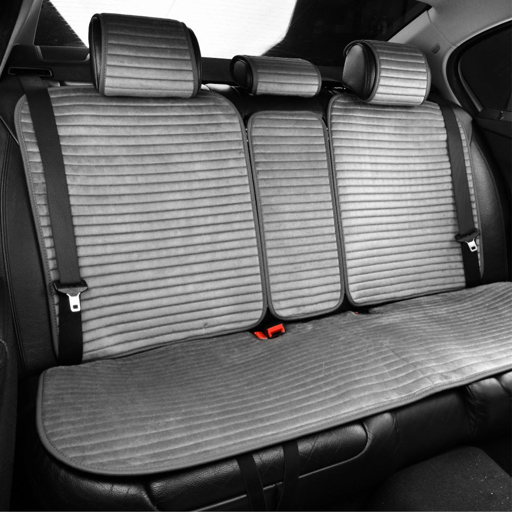 Комплект преміум накидок для сидінь CarLife Sport, grey Львів - фото 5