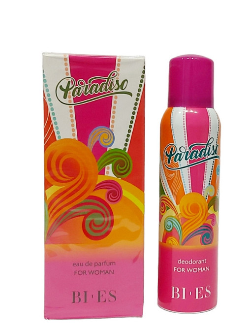 Набор для женщин Bi-Es Paradiso (Парфюмированная вода 50 мл Дезодорант 150 мл) Запорожье - изображение 1