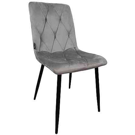 Крісло стілець для кухні вітальні барів Bonro B-421 велюр Сірий Київ