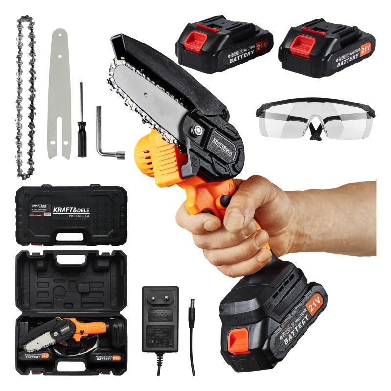 Аккумуляторная цепная пила Kraft & Dele KD10627 Киев - изображение 1