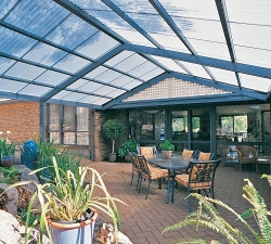 Полікарбонатний шифер TOMO Plex  текстурована   прозора трапеція 2000х1045х1.1 мм Львів - фото 2