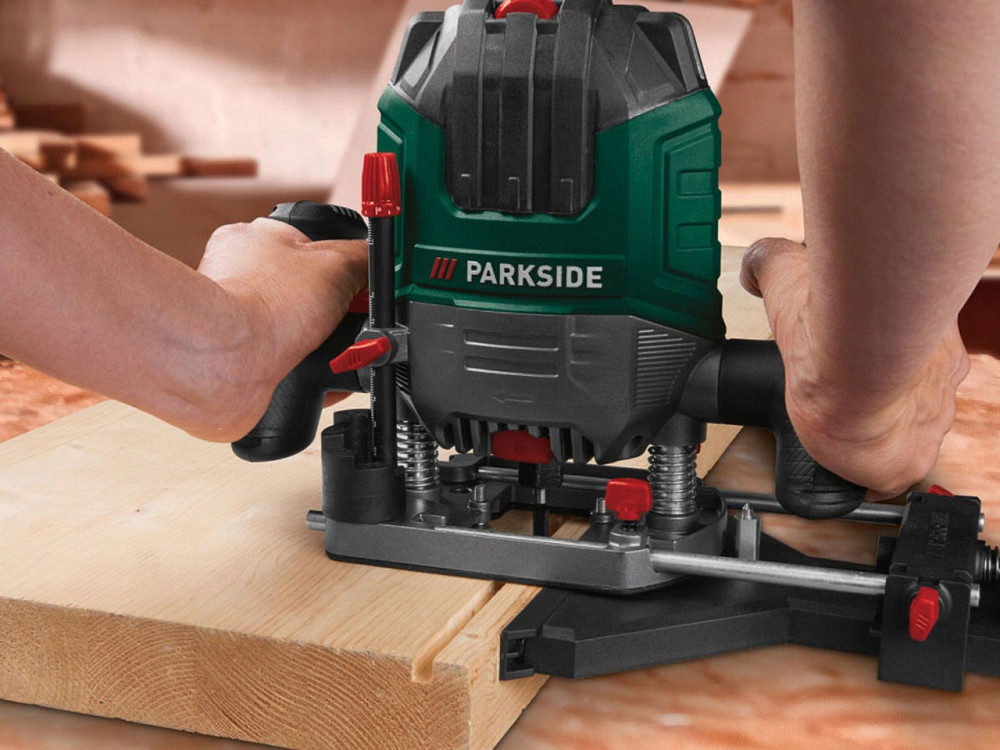 Ручной фрезерный станок по дереву 30000 об.мин 6 фрез Parkside (POF 1200 E4) Нововолынск - изображение 8