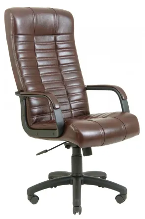 Офісне Крісло Керівника Richman Atlant Titan Firenze Підлокітник Річ Пластік М3 MultiBlock Коричневий Київ