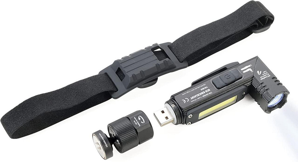 Фонарь гибкий многофункциональный Troika с красным светом 150лм Черный Киев - изображение 1