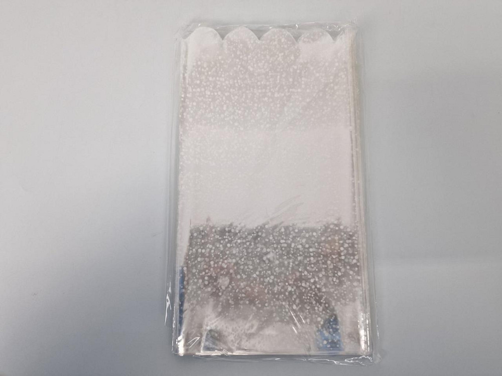 Пакет із малюнком для пакування подарунків (15*30) No76 (ажурний) "Капелька" (100 шт.) Харків - фото 2