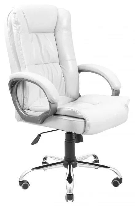 Офісне Крісло Керівника Richman California Rocky 01 Хром М3 MultiBlock Білий Київ - фото 1