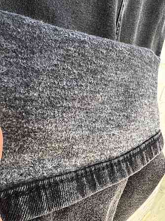 Джинсы женские Its Basic 4133 Baggy jeans свободные утепленные байка высокая посадка черные, черный, Одесса
