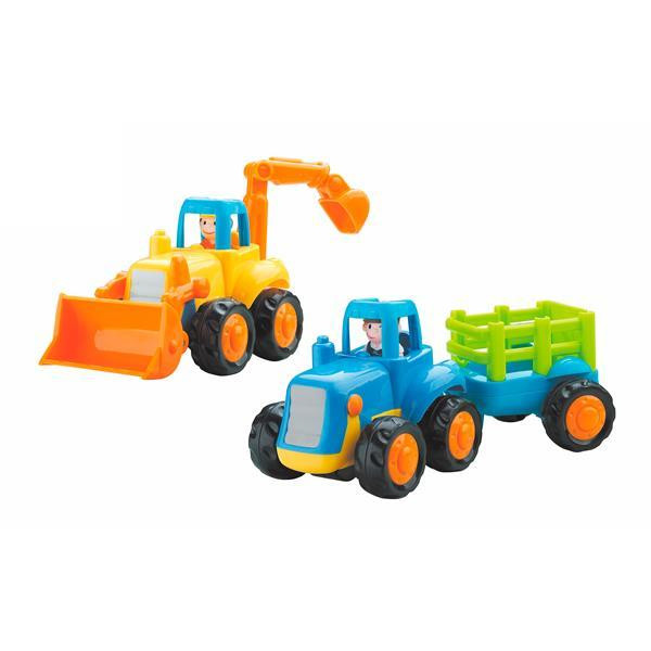 Набір машинок Hola Toys Бульдозер і трактор 6 шт. (326AB-6) Харків - фото 2