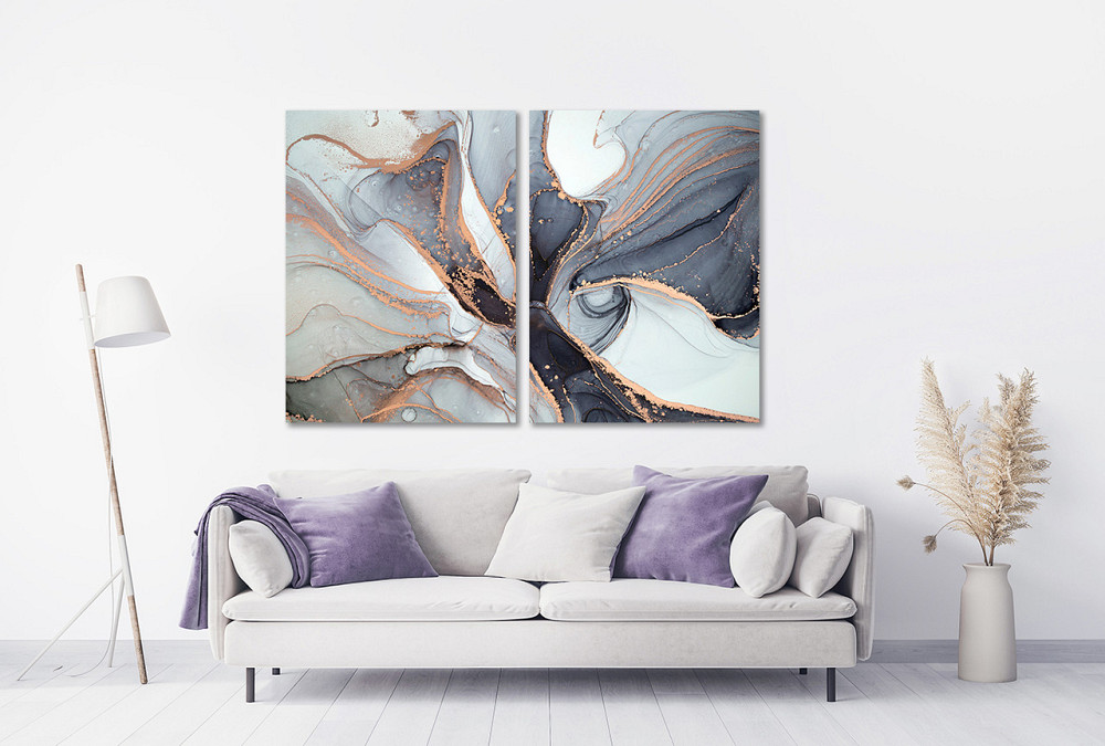 Модульная картина в гостиную / спальню  Флю-Арт  TLV-2_085 90x132 см Київ - фото 2