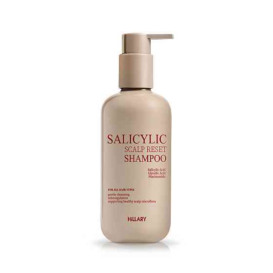 Саліциловий шампунь для відновлення шкіри голови Salicylic Scalp Reset Shampoo Hillary 400 мл Вінниця