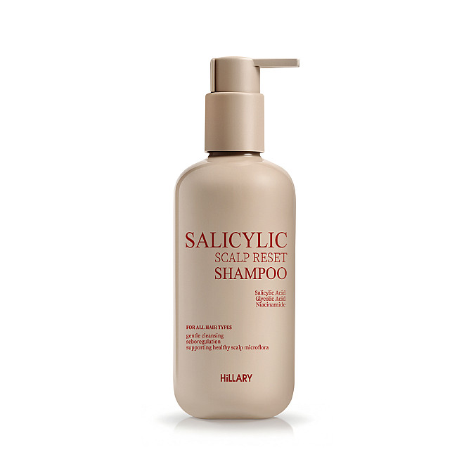 Саліциловий шампунь для відновлення шкіри голови Salicylic Scalp Reset Shampoo Hillary 400 мл Вінниця - фото 1