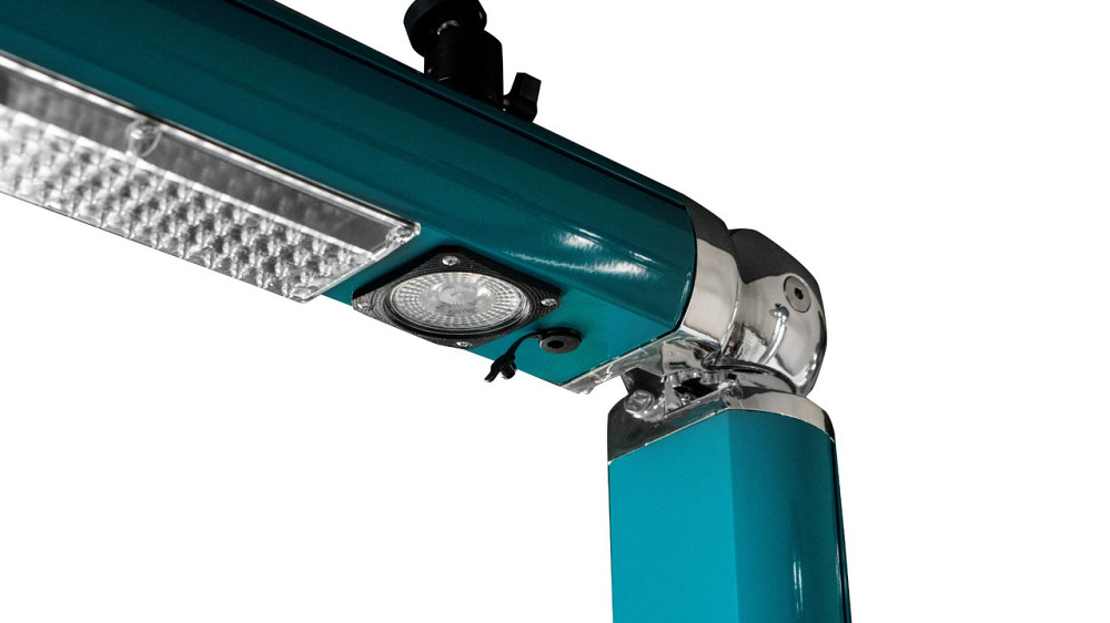 Душ уличный Aquaviva Quick с LED подсветкой и мойкой для ног. синий (ottanio) Q825/5021-QL Киев - изображение 2