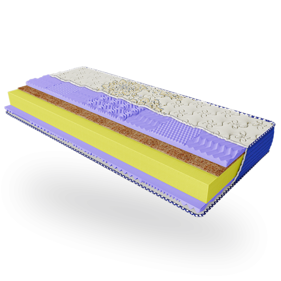 Ортопедичний матрац Tiara/Тиара безпружинний (монолістний блок) ТМ ЕММ 180х190 Харків