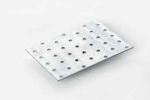 Пластина перфорована 100х200х2.0 мм оц. (пачка, раза 5 шт.) APRO Рівне