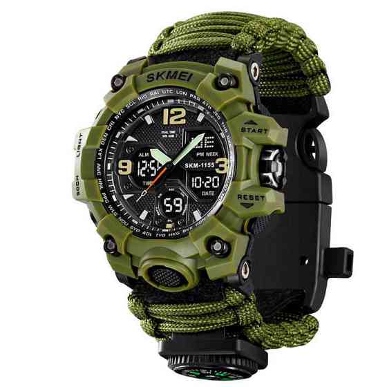 Часы наручные мужские SKMEI 1155BAG PARACORD SB-86 Киев