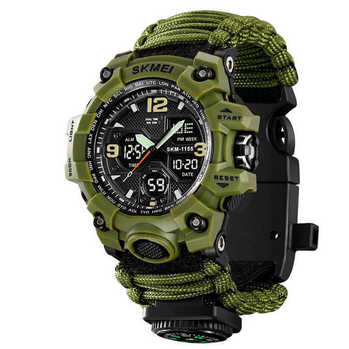 Часы наручные мужские SKMEI 1155BAG PARACORD SB-86 Киев - изображение 4