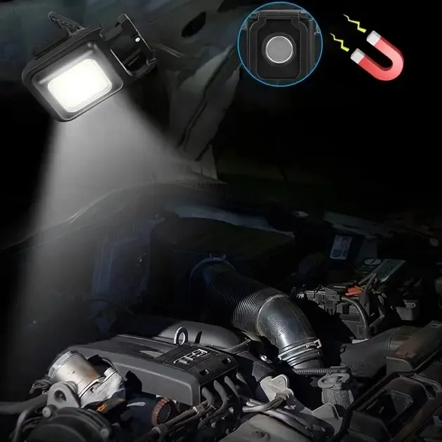 Многофункциональный аккумуляторный LED фонарик-брелок Коломия - фото 7