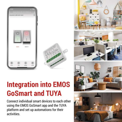 Модуль управління розумним будинком EMOS H5102 ZigBee 3.0 2-Channel (H5102) Вінниця - фото 7