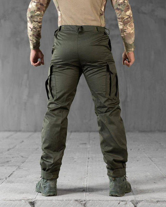 Зимние штаны на флисе олива НП5041 Одесса - изображение 3