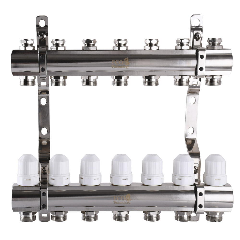 Колектор з регуляторами та кріпленням ECO 001С 1″x7 (000008837) Київ - фото 1