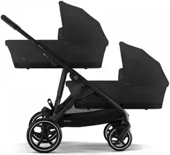 Детская коляска Cybex Gazelle S 2.0  Dla bliźniąt 2w1 Moon Black (Black Frame) Киев - изображение 1