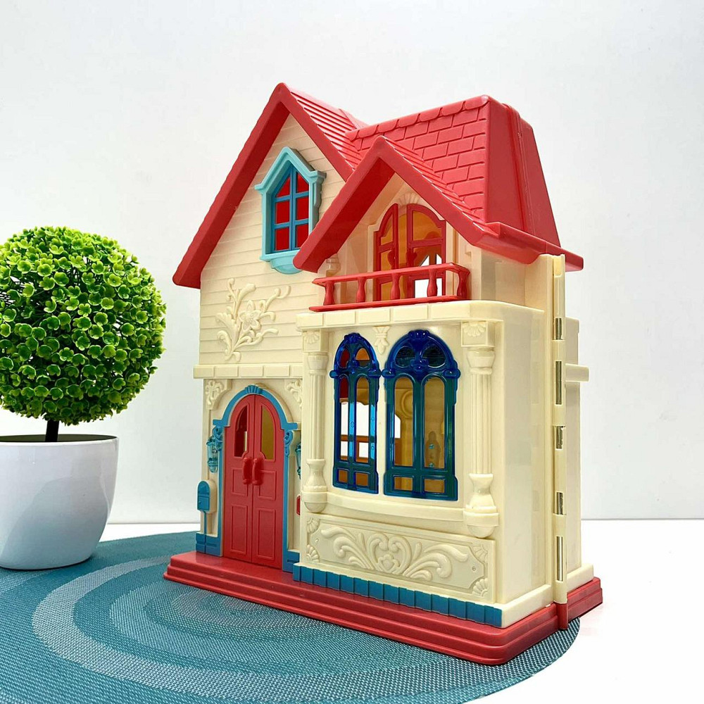 Іграшковий будиночок Limo Toy для ляльок 48х31 см фігурки меблі машина (WD-932C) Чернігів - фото 2