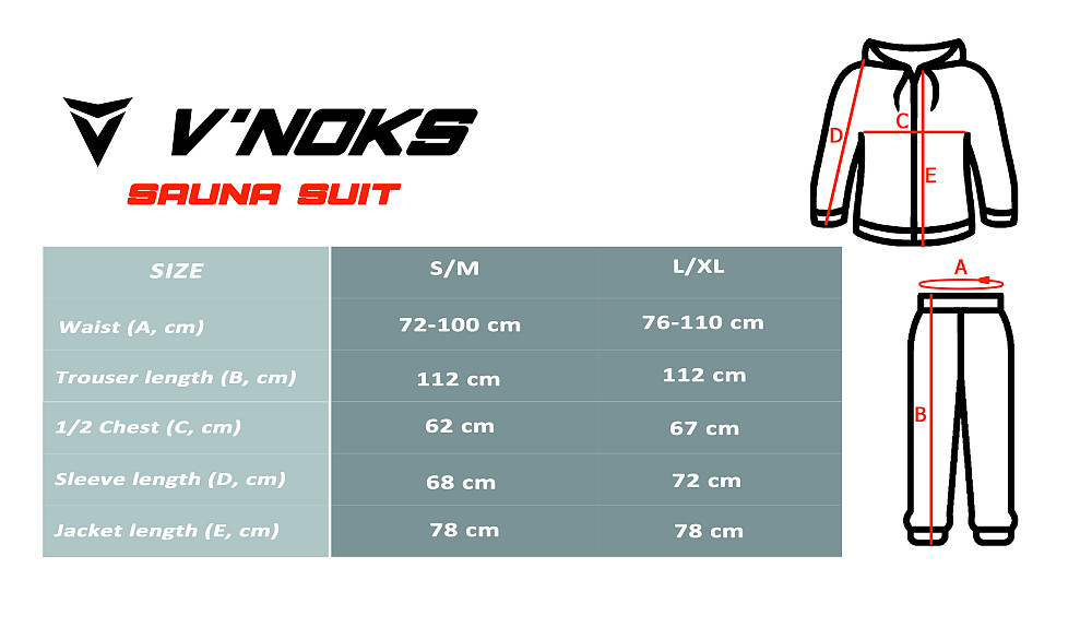 Костюм для схуднення з капюшоном V`Noks Scath Grey L/XL Кам'янське - фото 11