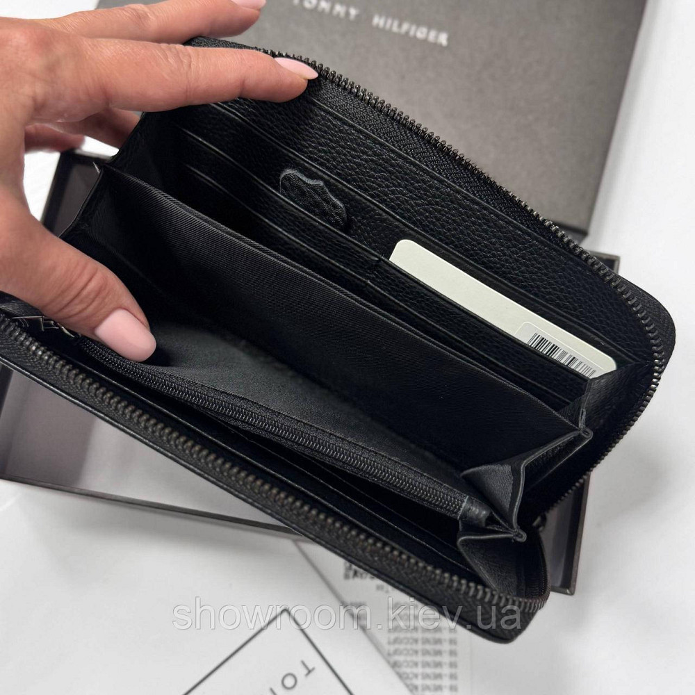 Шкіряний брендовий гаманець клатч TH (6613) Київ - фото 8