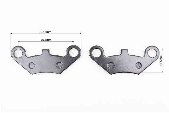 Гальмівні колодки (дискові) Goon 260/CUV Carry 300/Muddy 300/LOF420, к-кт 2шт, чорні Киев