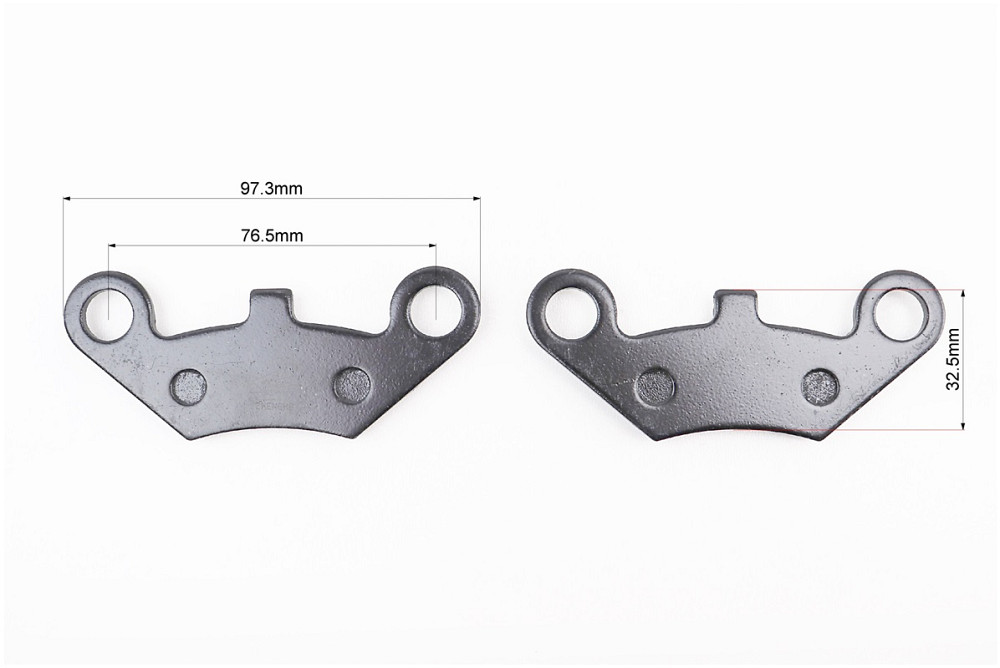Гальмівні колодки (дискові) Goon 260/CUV Carry 300/Muddy 300/LOF420, к-кт 2шт, чорні Киев - изображение 2