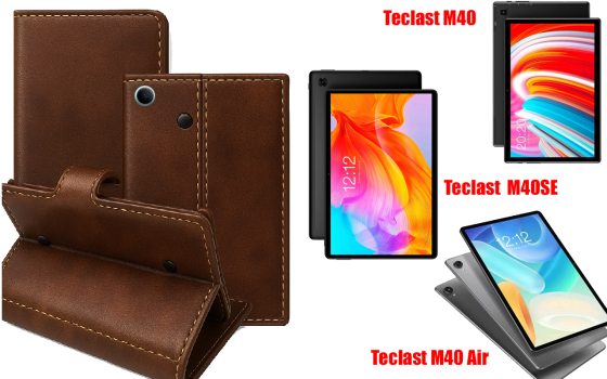 Книжка-трансформер для планшета Teclast M40, M40Se, M40 Air, колір Black Buno-Red Київ