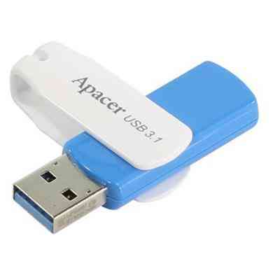 USB флеш накопичувач Apacer 64GB AH357 Blue USB 3.1 (AP64GAH357U-1) Вінниця