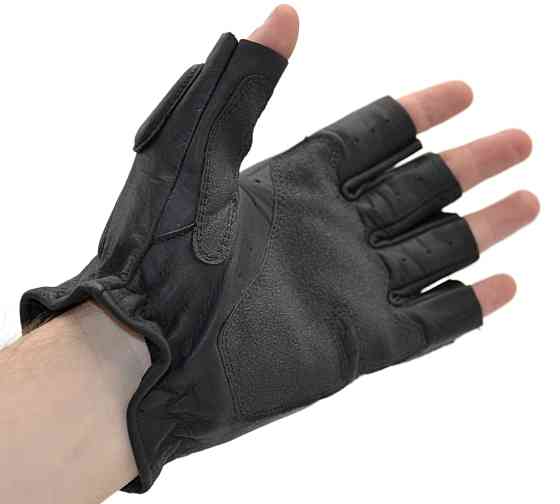 Перчатки тактические кожаные без пальцев Power system TACTIGEAR PS-8801 Patrol Black L Луцк