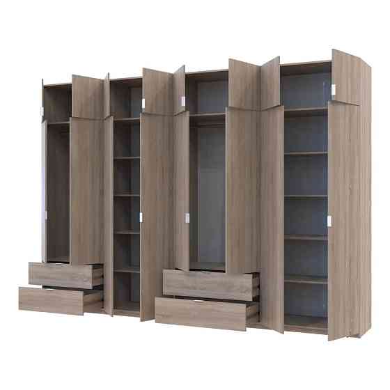 Шафа для одягу Doros Лукас Дуб сонома 4+4 ДСП 340х50х240 DRS-011711 (42005139) Львів