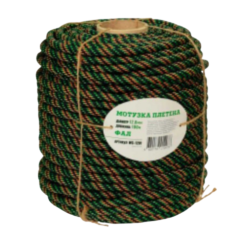 Мотузка ФАЛ плетена d12мм 100м ЧС Житомир - фото 1