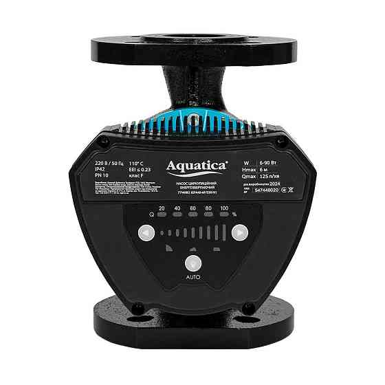Насос циркуляційний енергозберігаючий фланц 6-90Вт Hmax 6м Qmax 125л/хв DN40 220мм + зворотний флан AQUATICA Рівне