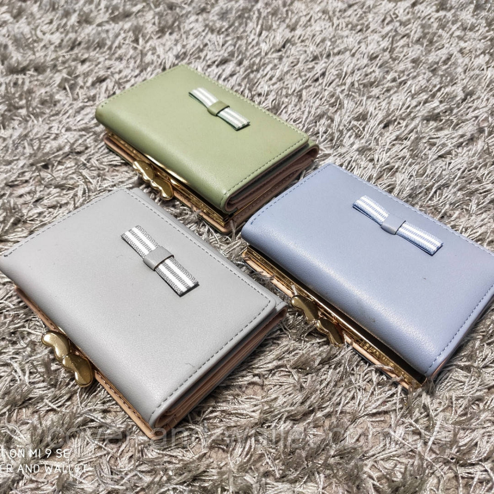 Женские маленькие кошельки с бантом и монетницей Киев - изображение 1