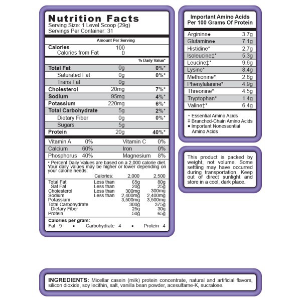 Протеїн Казеїн Micellar Crème 907 g (Chocolate Milkshake) Луцьк - фото 2