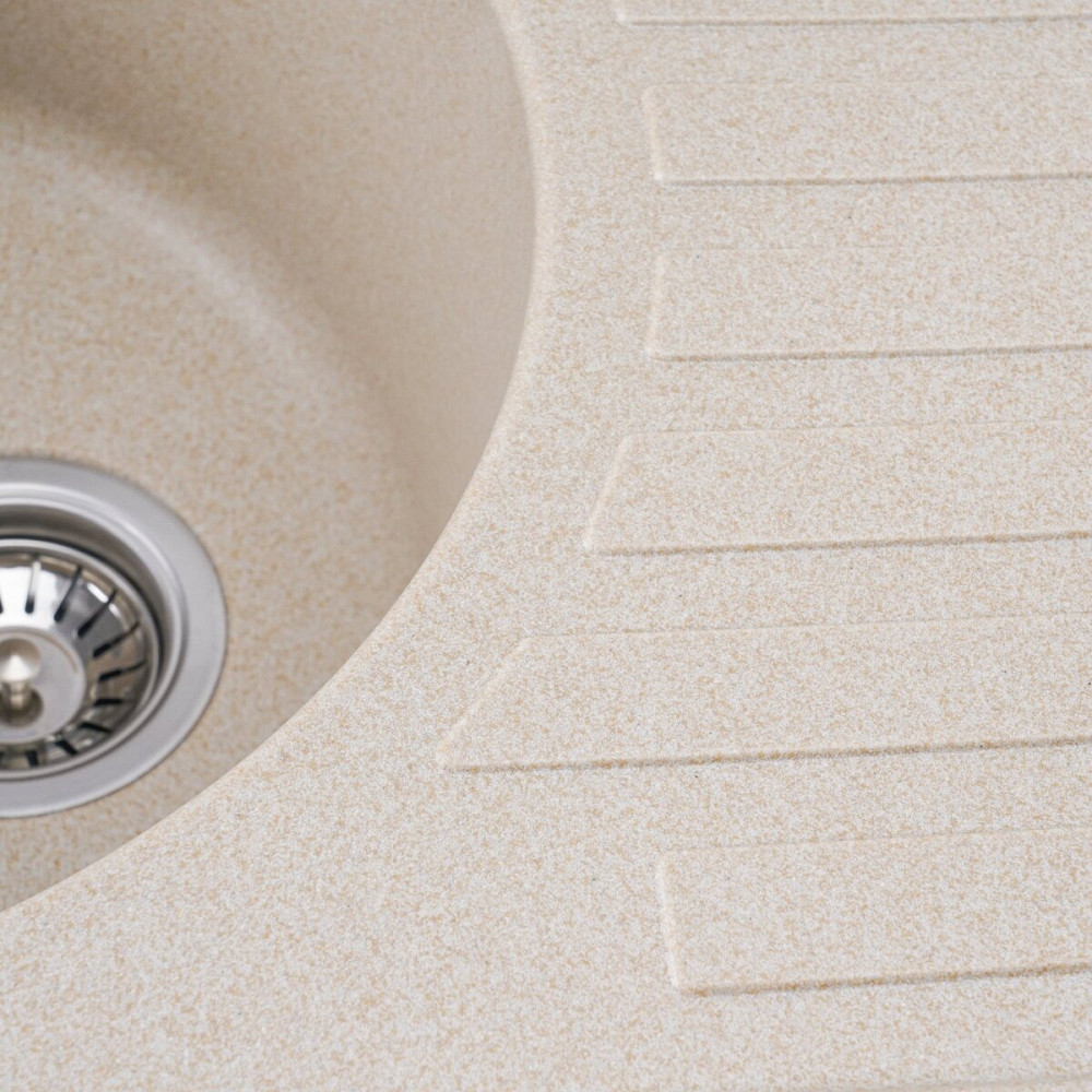 VALESO Гранітна мийка для кухні VALESO LIRA 7750 матова Сафарі Киев - изображение 2