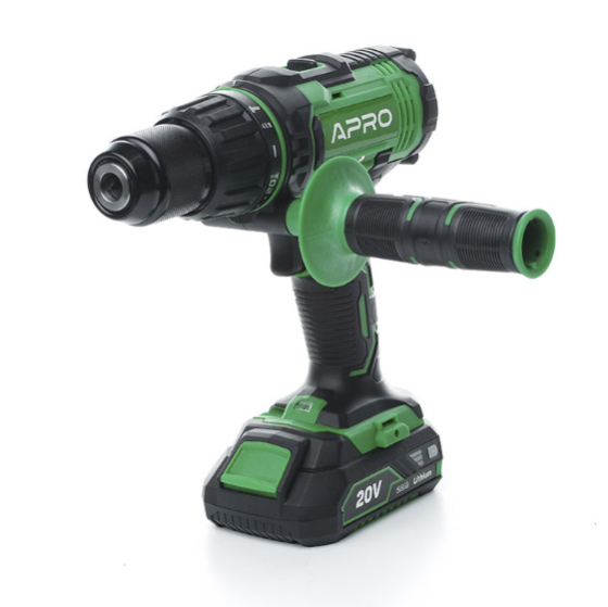Дриль-шуруповерт ударний 20W 2A 2 АКБ/ЗП/+кейс 20HD APRO Житомир