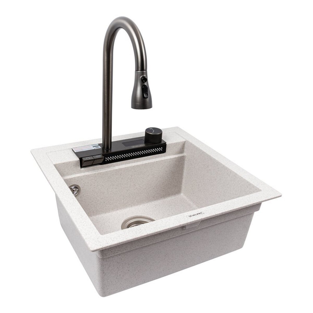 VALESO Українська: Кухонна гранітна мийка VALESO 5149 VIVA топаз Коломыя - изображение 4