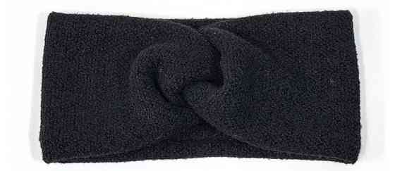 Пов'язка жіноча тепла ангора чорна Київ