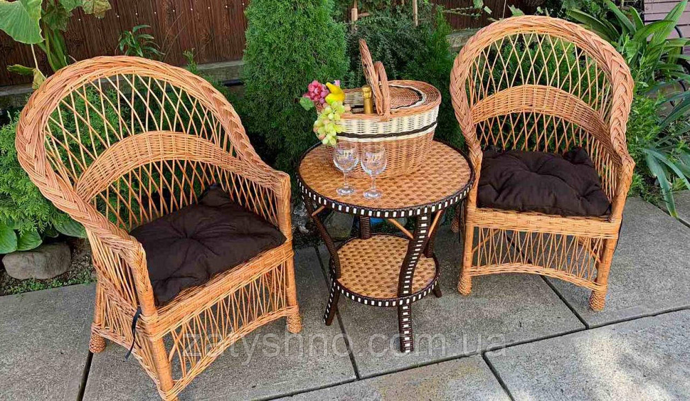 Набор мебели из лозы с корзиной пикник Киев - изображение 5