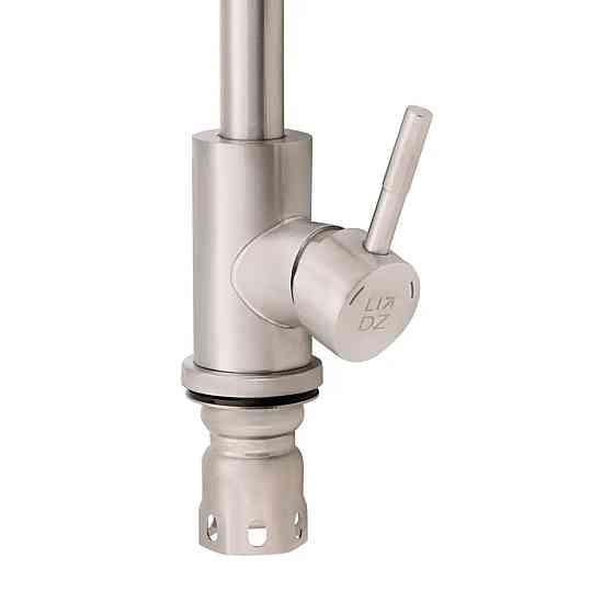 Смеситель для кухни Lidz Aria 015F (k35) LDARI015FNKS21689 Nickel Киев