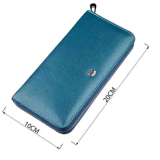 Женский клатч-визитница ST Leather 18861 Голубой Киев