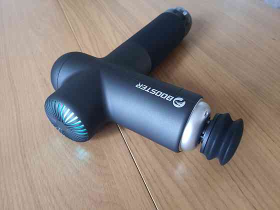 Перкусійний масажний пістолет Booster Lightsaber тригерних точок Massage Gun Київ