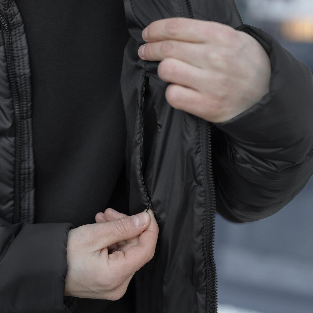 Чоловіча зимова куртка чорна Pobedov Bubble Gum Київ - фото 2