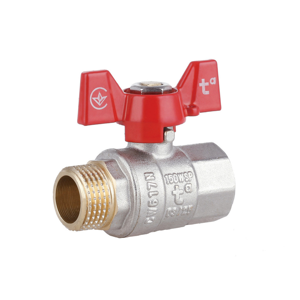 Кран кульовий Thermo Alliance Standart 1/2" ВН для води (метелик) SD607NW15PN40 Київ - фото 9